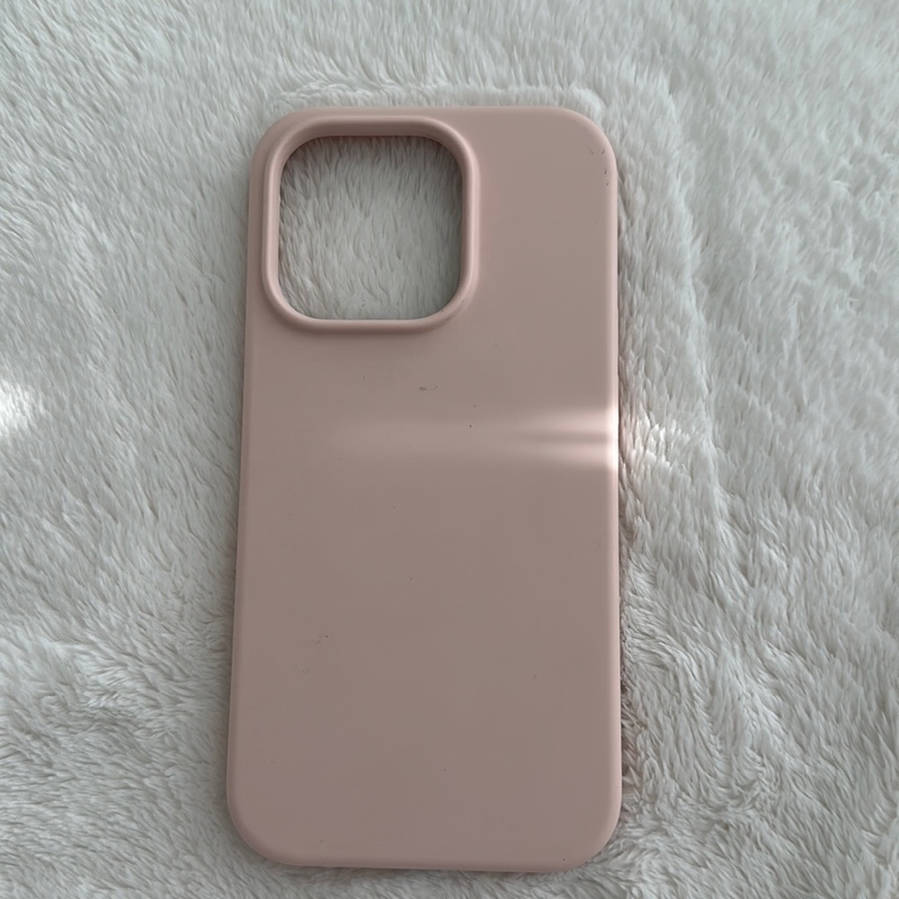 Apple iPhone 14 pro case, pink silicone, MAGSAFE!